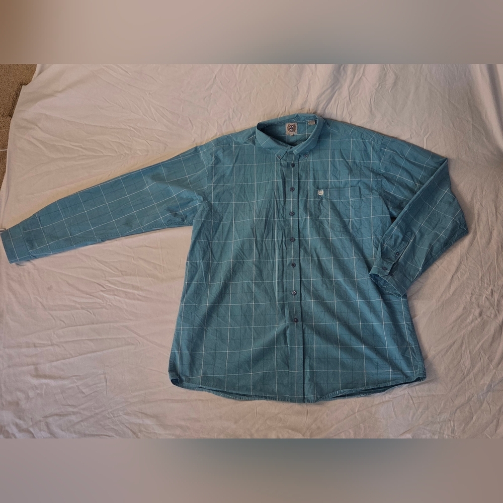Cinch Brand Button-Up Plaid Shirt